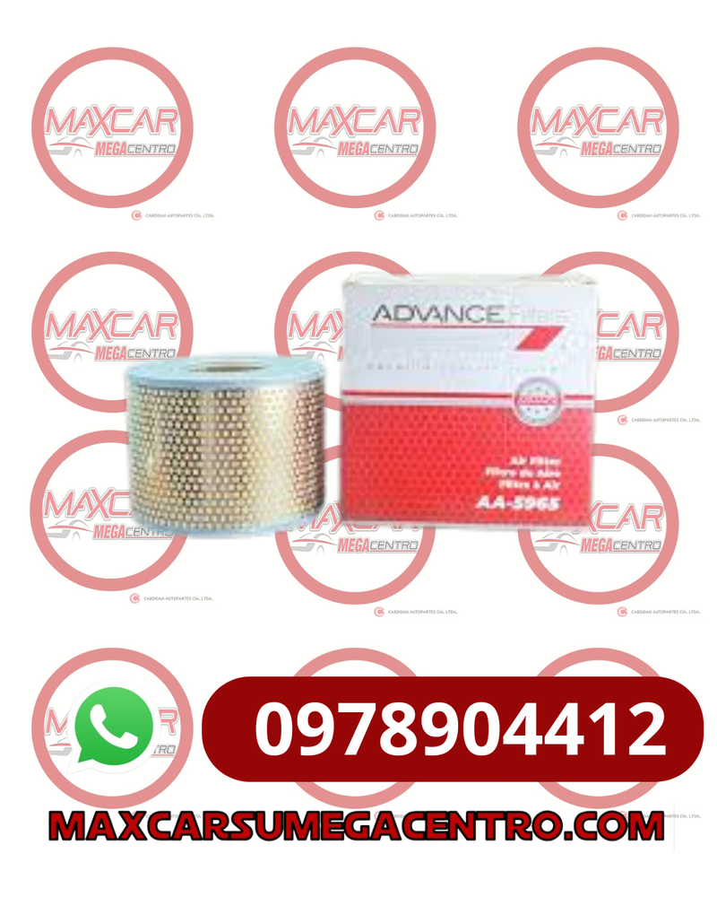 FILTRO AIRE ADVANCE AA5965 HILUX 2.4 PRADO (MK62010)(RBA405