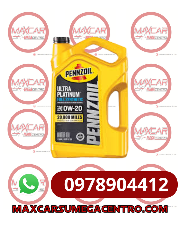 L.0W20 PENNZOIL GALON PLATINUM 0W20 FULL SINTETICO 5QT