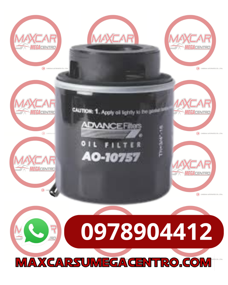 F.AO10757 FILTRO ACEITE ADVANCE SKODA VW POLO 2018 BYD SONG (ML56155) (C31080)(W712/93) SINTETICO