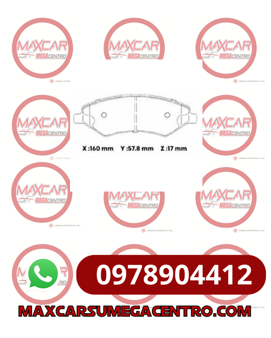 PF.MD1U0811 PASTILLA FRENO HIGH POWER CHERY TIGGO 5 DEL/ JETOUR X70 (HPBPA0059)