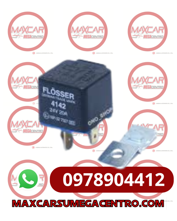 REL.4142 RELAY FLOSHER 24V 4P