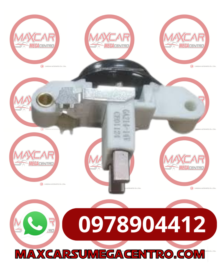 REGULADOR ALTERNADOR GAUSS GA214 12V ASTRA 120A S/RESIS CARBON ARRIBA