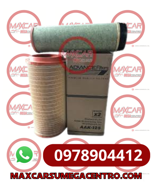 F.AAK125 FILTRO AIRE ADVANCE SINOTRUCK T7H-430 38 TON 12MT3  (KIT A27600-AA27601)