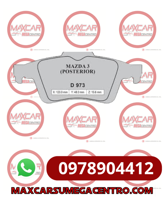 PF.D973 PASTILLA FRENO POS HIGH POWER MZ 3 MZ 5
