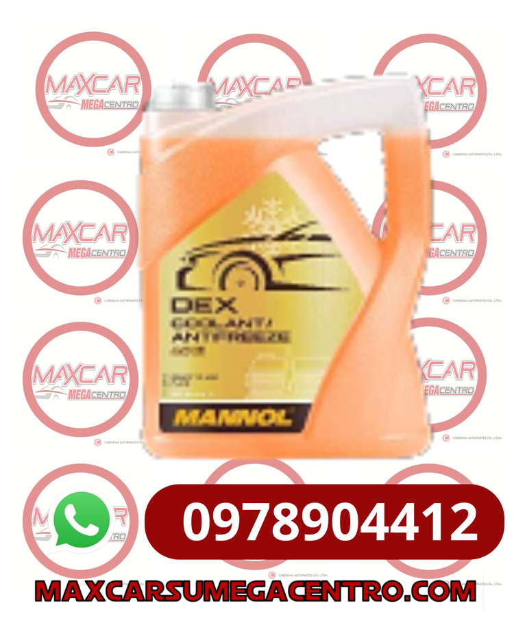 REF.NJ MANNOL REFRIGERANTE NARANJA DEXCOOLANT 50/50 VIDA UTIL 5 AÑOS 4/5LT