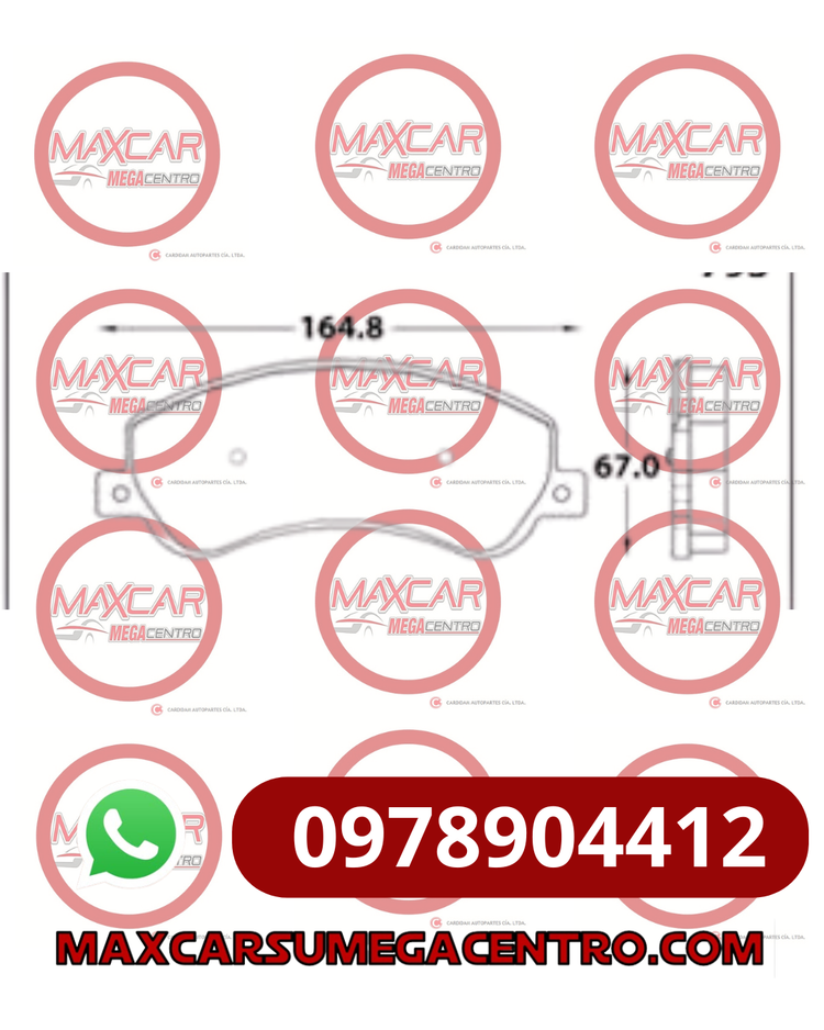 PF.D1555 PASTILLA FRENO DAICHI VW AMAROK 2.0 11-20 DEL