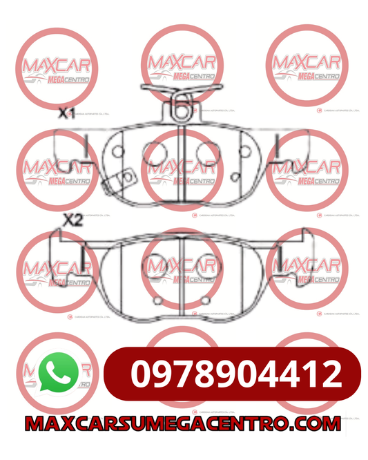 PF.D2219 PASTILLA FRENO POS DAICHI MAZDA CX30 19-24