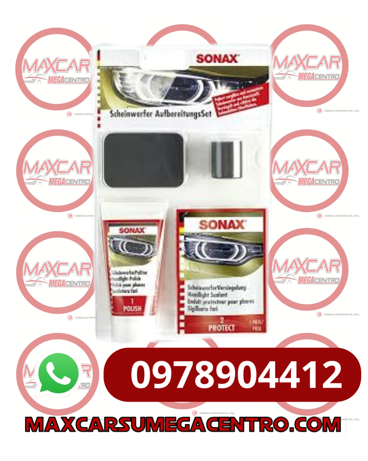 SONAX KIT PREPARACION FAROS S405941