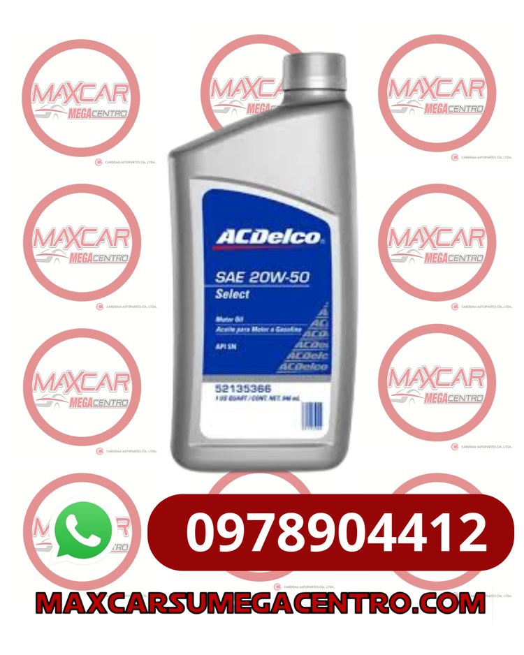 L.20W50 ACDELCO 1/4 20W50 SP SEMISINTETICO