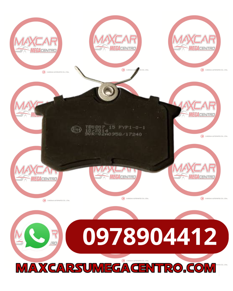 PF.D340 PASTILLA FRENO POS ECOBREX GOLF/POLO/SKODA/CITROEN MG ZS ECB3899