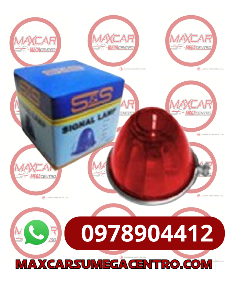 FAR.FC005R FARO CUCUYA ROJA VIDRIO TIPO ESTRELLA  (26.250)