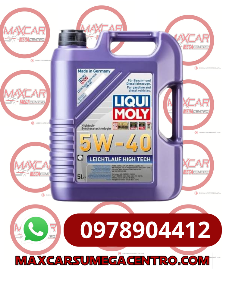 L.5W40 LIQUI MOLY GALON LEICHTLAUF HIGH TECH 5L 2328