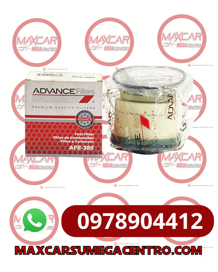 F.AFE385 FILTRO COMBUSTIBLE ADVANCE FORD RANGER 3.2 TDCI RANGER COURIER XL 2.2L NEW BT-50 II 3.2 DIESEL (MF36244)