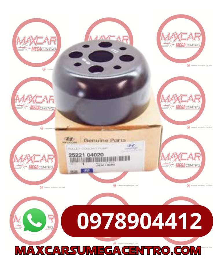 R.25221-04020 POLEA BOMBA AGUA MOBIS PICANTO 1.0 3CIL 18-22
