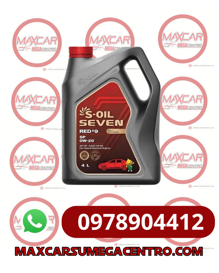 L.0W20 S-OIL 7 RED 9 GALON  SP