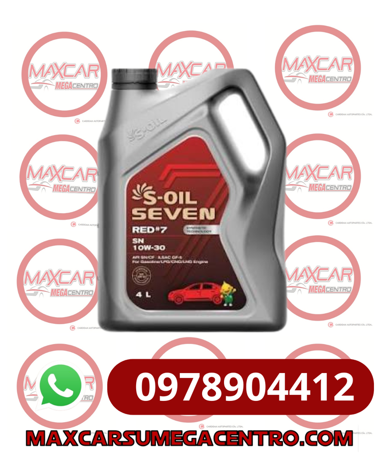 L.10W-30 S-OIL 7 RED 1/4 SYNTHETIC