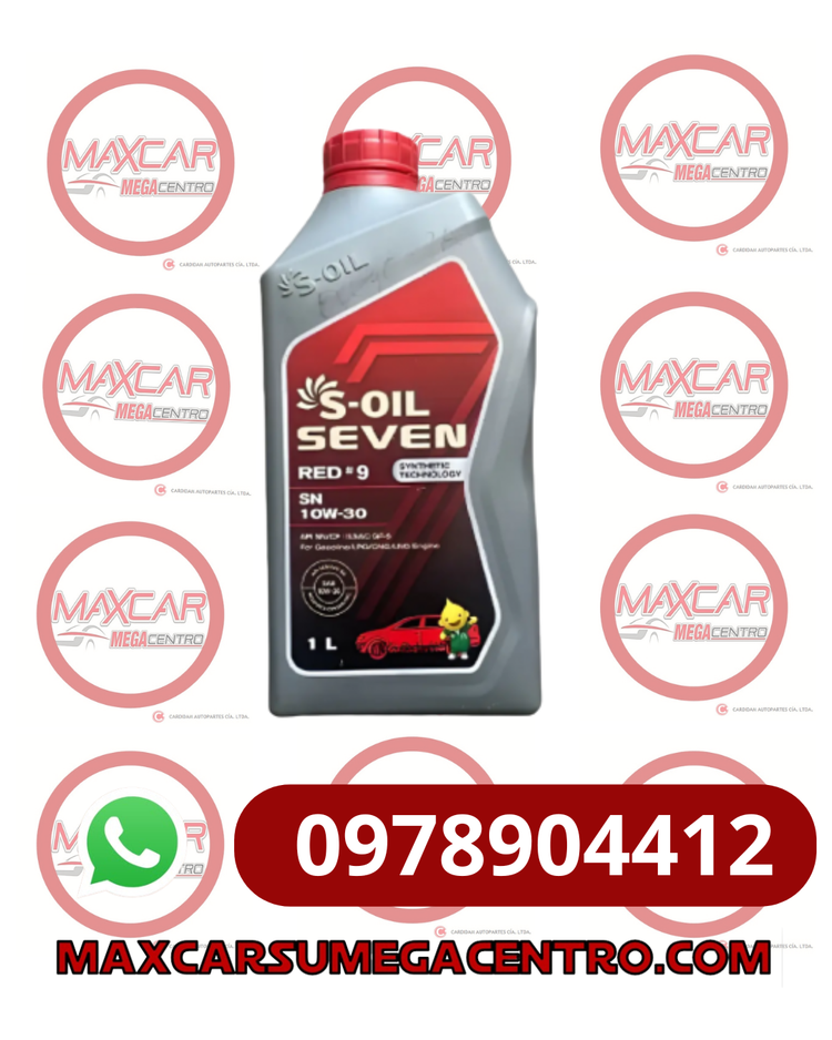 L.5W30 S-OIL 7 RED 9 1/4 FULL SYNTHETIC SP