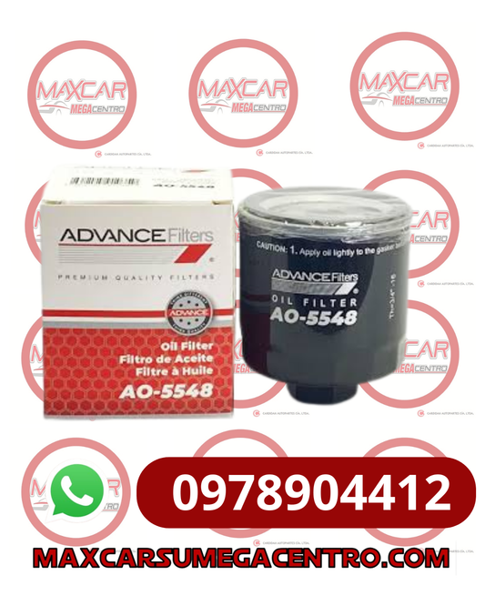 F.AO5548 FILTRO ACEITE ADVANCE VW POLO FOX (PSL560 ML5548)