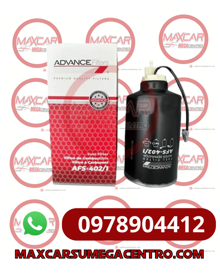 F.AFS402/1 FILTRO COMBUSTIBLE SHOGUN FS100 DONGFENG CAPTAIN C-816 3.8CC 5 TON.