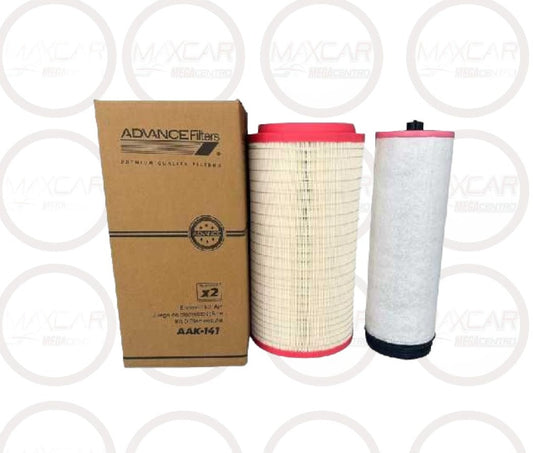 FILTRO AIRE ADVANCE AAK141 UD QUESTER CWE330 CWE250 CWE440 (AA-8900+AA-8901) - FAAK141