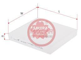 FILTRO A/C SAKURA CA18120 DMAX DIESEL 18-21 - Mitsubishi varios - FCA18120