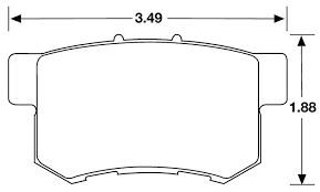 PF.D537 PASTILLA FRENO POS HIGH POWER ACCORD/CRV 2003 (HPBPA0193PR)