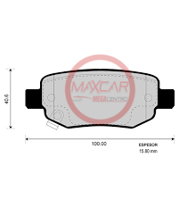 PASTILLA FRENO HIGH POWER D1673 POST CHERY TIGGO - PCD1673