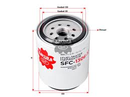 FILTRO COMBUSTIBLE SAKURA SFC1306-10/1901 HINO  - FSFC1306