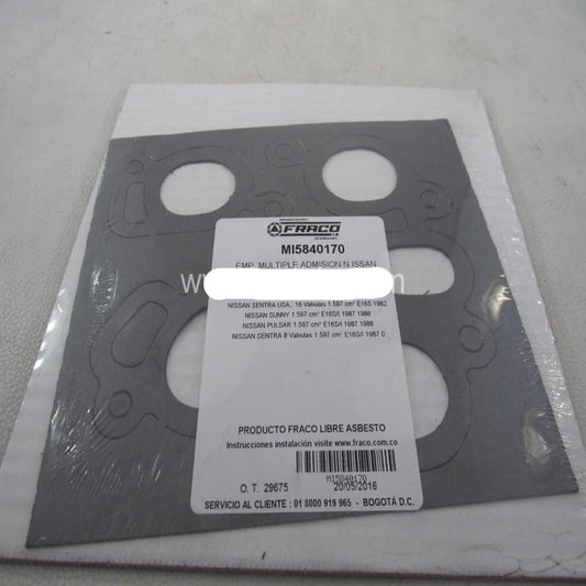 EMPAQUE MULTIPLE ADMISION SENTRA 1600 5840170-EMA0170