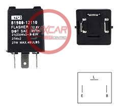 FLASHER TOUCH FLA043B 12V 3P ACCENT I10 I30 ELANTRA PICANTO(LETRAS) - FLA043B