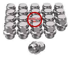 KIT TUERCA SEGURIDAD BM AA139 12X1.25 NIQUELADO 4PCS (DOBLE CANDADO) - AA139