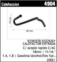 MANGUERA CALEFACCION 4904CA EVOLUTION	- MC4904CA