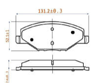 PASTILLA FRENO HIGH POWER D1776 VW POLO 2017 - PCD1776