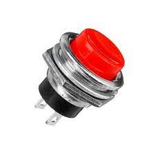 SWITCH LESSER PULSADOR PEQUEÑO REDONDO ROJO 2P 12V (609.15)  S60915