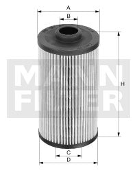 FILTROS MANN  LITRO FELPA Y CARTON BFP811-FBFP811