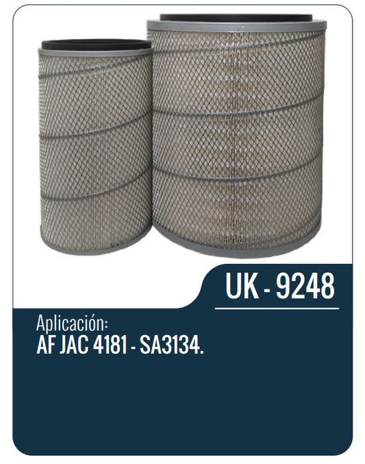 FILTRO AIRE HK UK9248 JAC HFC4181 - SA3134 435X280X188  - FUK9248