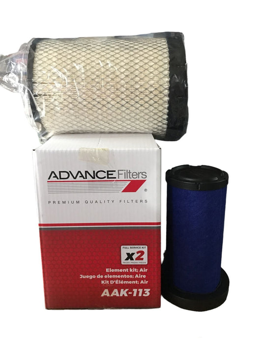F.AAK113 FILTRO AIRE ADVANCE SINOTRUK HOWO ZZ1048 2.5 TON. 2.8L (KIT AA4464+AA4864)