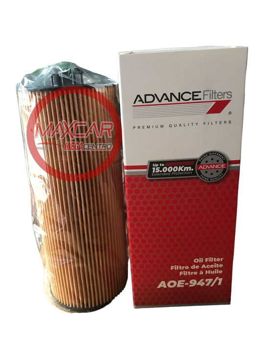 FILTRO ACEITE ADVANCE AOE947/1 SINOTRUK T5G MC07 VW 17280 CONSTELLATION 2013-2020 - FAOE947/1