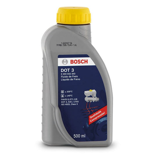 LIQUIDO FRENO BOSCH DOT 3 200ML.  032 342-LFB342